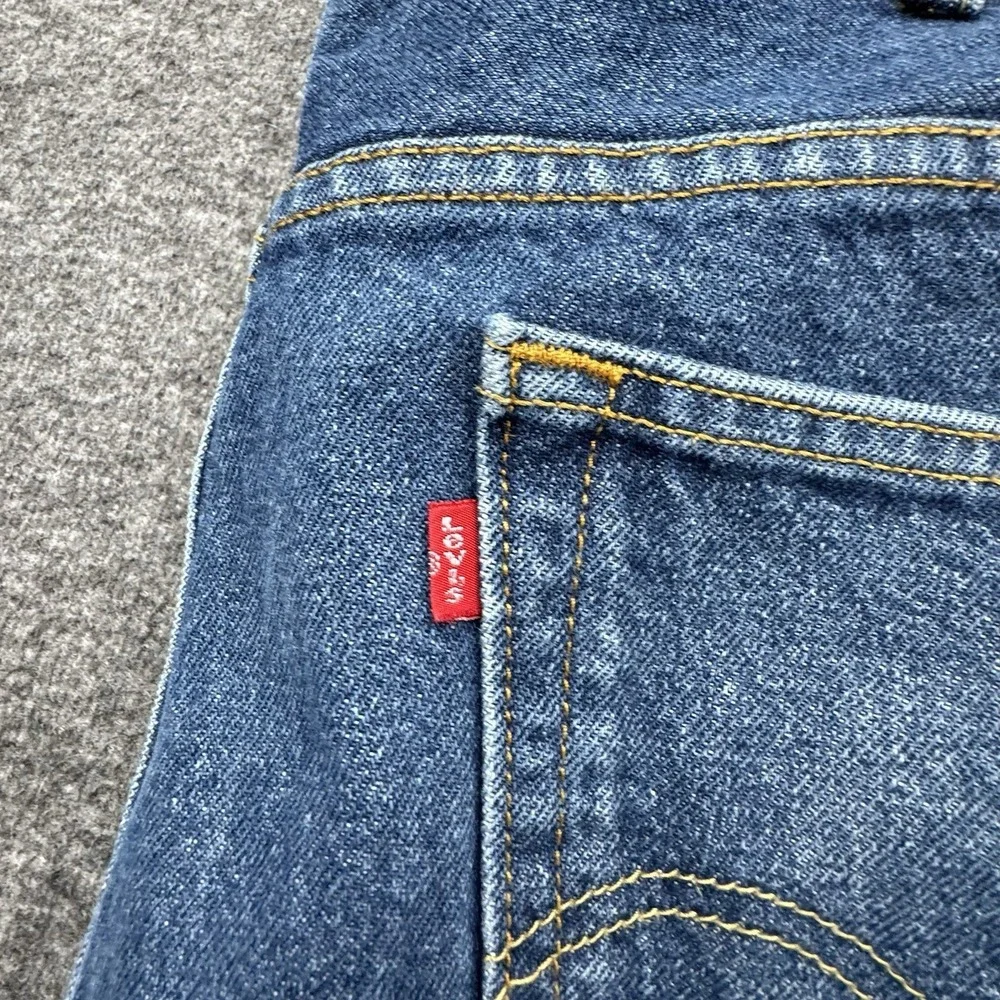 Levi's‎ 505 Regular Fit Straight Leg Blue Denim Jeans Mens Size 40x30 Distressed